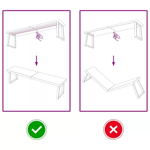 Sötétbarna kezelt tömör asztallap 160x40x(2-6) cm