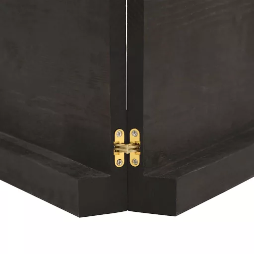 Sötétbarna kezelt tömör asztallap 180x50x(2-6) cm