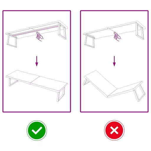 Sötétbarna kezelt tömör asztallap 200x50x(2-6) cm