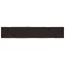 Sötétbarna kezelt tömör asztallap 220x40x(2-6) cm