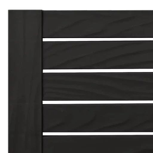 2 db fekete polipropilén napozóágy 155 x 58 x 83 cm