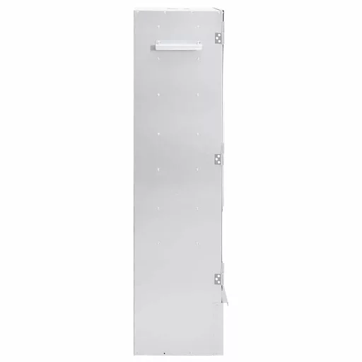 Horganyzott acél BBQ füstölőkemence faaprítékkal 44,5x29x110 cm