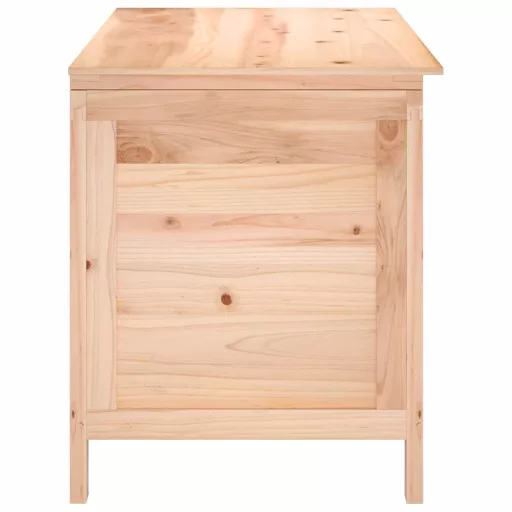 Tömör fenyőfa kültéri párnatartó láda 99 x 50 x 56,5 cm