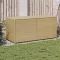 Vegyes bézs polyrattan kerti tárolóláda 283 L