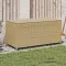 Vegyes bézs polyrattan kerti tárolóláda 190 L
