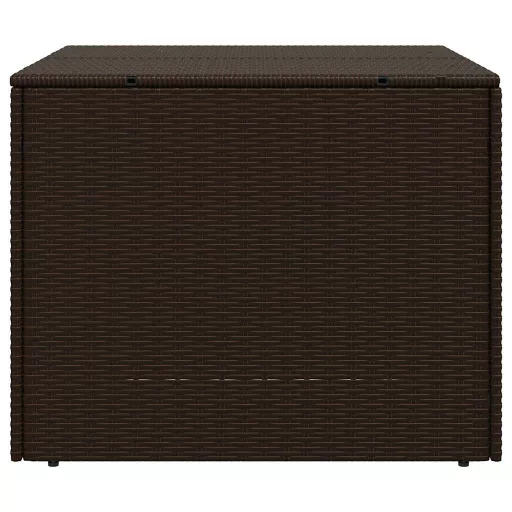 Barna polyrattan kerti tárolóláda 291 L