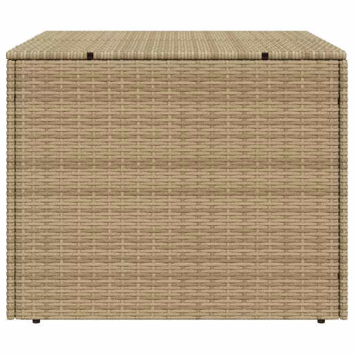 Vegyes bézs polyrattan kerti tárolóláda 291 L