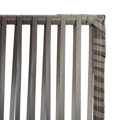 Szürke 4 paneles polyrattan térelválasztó