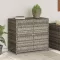 Szürke polyrattan kerti tárolószekrény 83x45x76 cm
