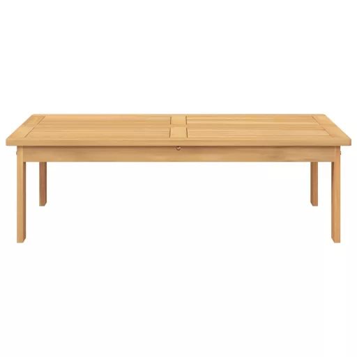 Tömör akácfa kerti asztal 100 x 60 x 30 cm