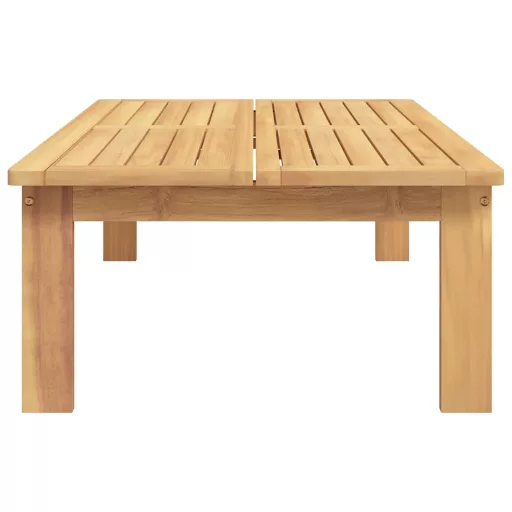 Tömör akácfa kerti asztal 100 x 60 x 30 cm