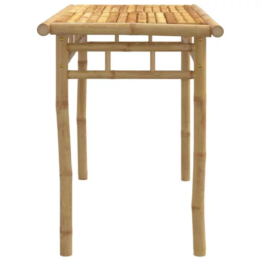 Bambusz kerti étkezőasztal 110 x 55 x 75 cm