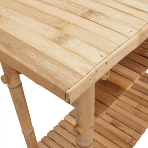 Bambusz konzolasztal 90 x 37 x 75 cm