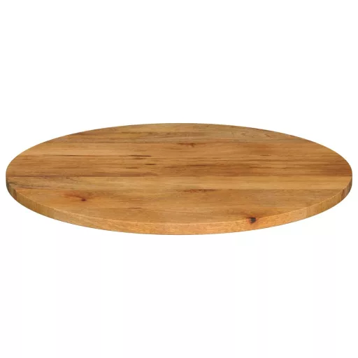 Tömör mangófa kerek asztallap Ø90 x 2,5 cm
