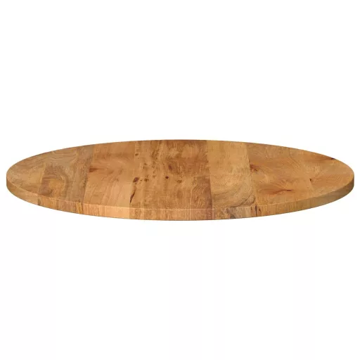 Tömör mangófa kerek asztallap Ø90 x 2,5 cm