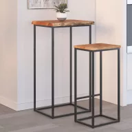 Tömör akácfa téglalap alakú asztallap 40x40x2,5 cm