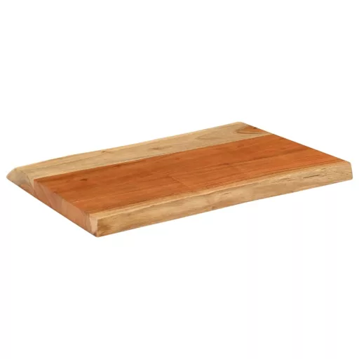 Tömör akácfa téglalap alakú asztallap 60x40x3,8 cm
