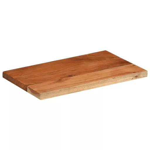 Tömör akácfa téglalap alakú asztallap 40 x 20 x 2,5 cm