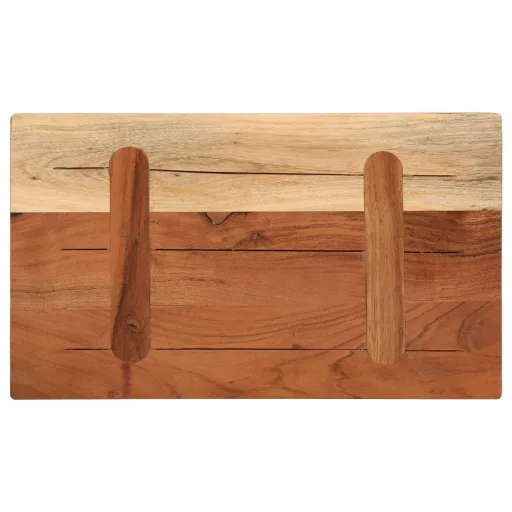 Tömör akácfa téglalap alakú asztallap 40 x 20 x 2,5 cm