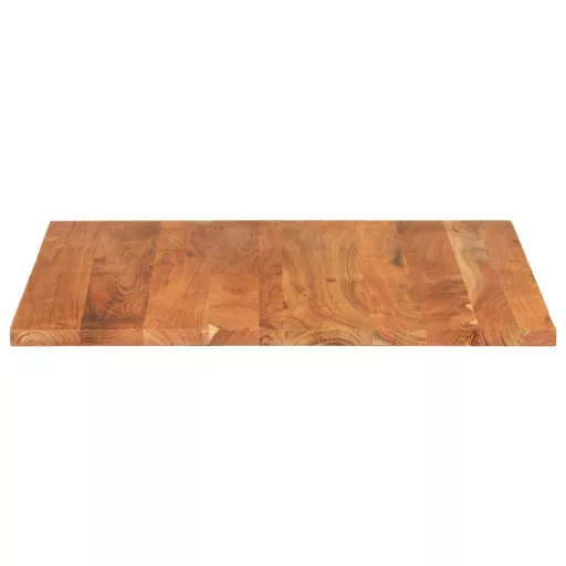 Tömör akácfa négyzet alakú asztallap 70x70x3,8 cm