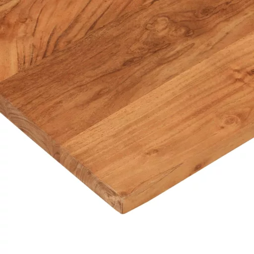 Tömör akácfa négyzet alakú asztallap 70x70x3,8 cm