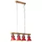 Kopott piros fali lámpa 25 W 90x24x111 cm E27