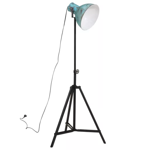 Kopott kék állólámpa 25 W 61x61x90/150 cm E27