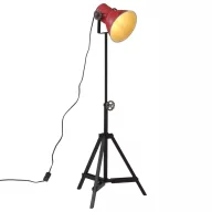 Kopott piros állólámpa 25 W 35x35x65/95 cm E27