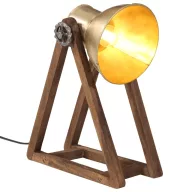 Antik sárgaréz asztali lámpa 25 W 30x17x40 cm E27