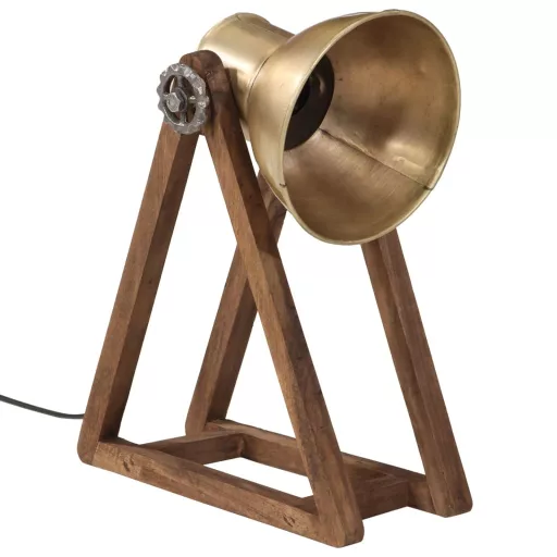 Antik sárgaréz asztali lámpa 25 W 30x17x40 cm E27