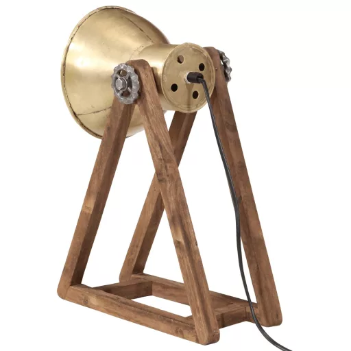 Antik sárgaréz asztali lámpa 25 W 30x17x40 cm E27