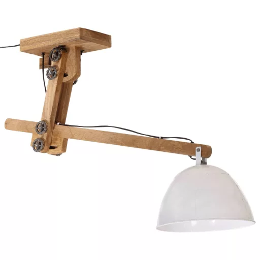 Fehér mennyezeti lámpa 25 W 105x30x65-108 cm E27