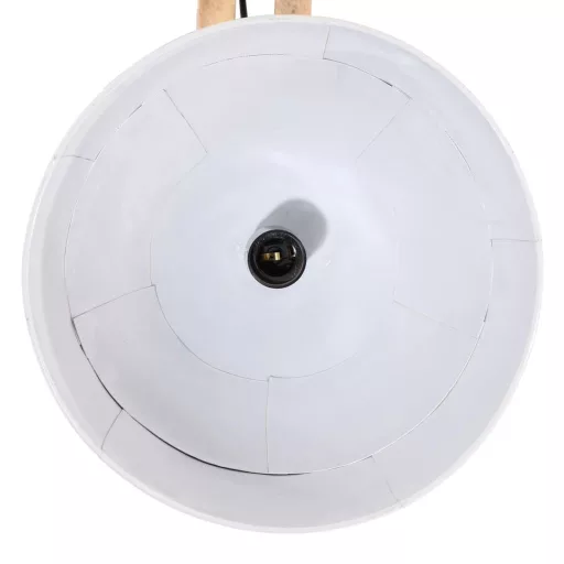 Fehér mennyezeti lámpa 25 W 105x30x65-108 cm E27