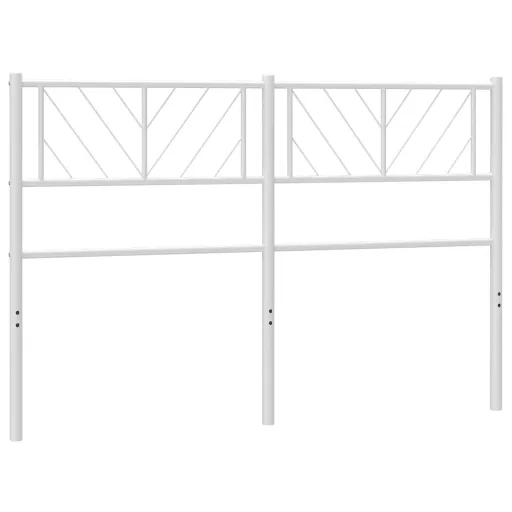Fehér fém csere fejtámla 135 cm