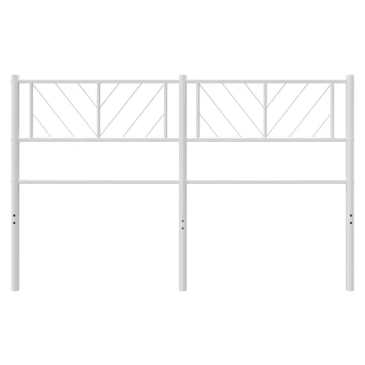 Fehér fém csere fejtámla 135 cm