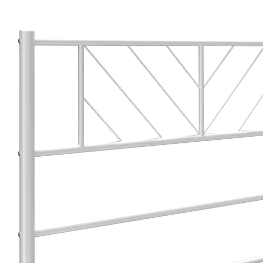 Fehér fém csere fejtámla 135 cm