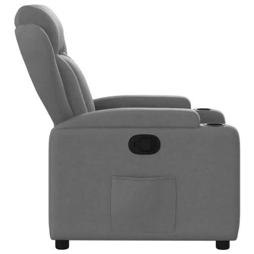 Sötétszürke szövet relaxfotel