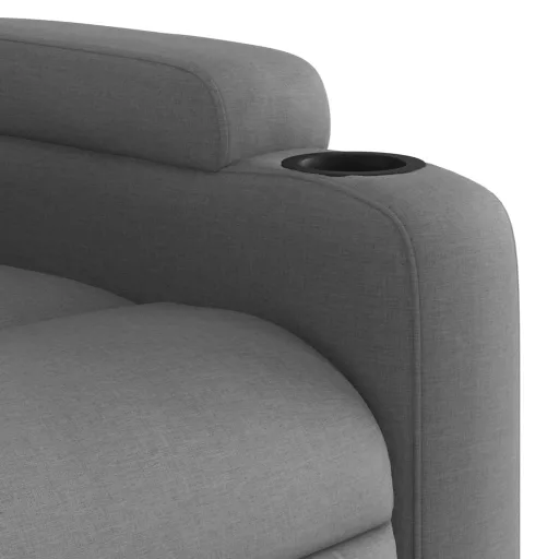 Sötétszürke szövet relaxfotel