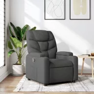 Sötétszürke szövet relaxfotel
