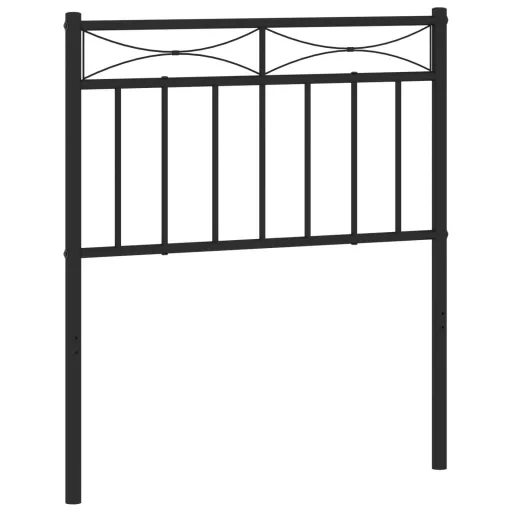 Fekete fém csere fejtámla 75 cm