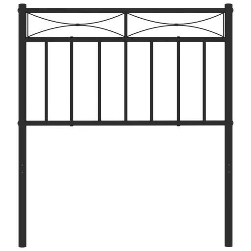 Fekete fém csere fejtámla 75 cm