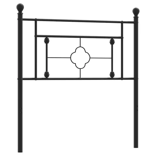 Fekete fém csere fejtámla 100 cm