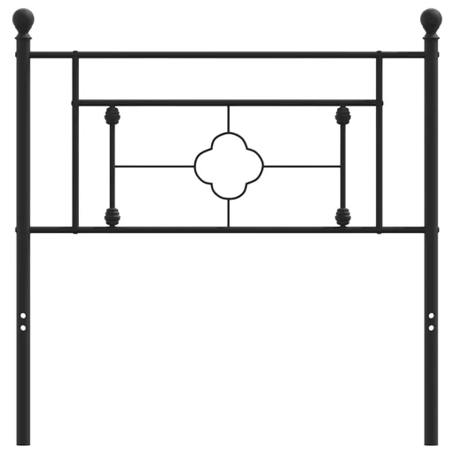 Fekete fém csere fejtámla 100 cm