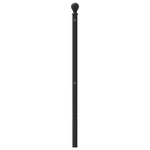 Fekete fém csere fejtámla 100 cm