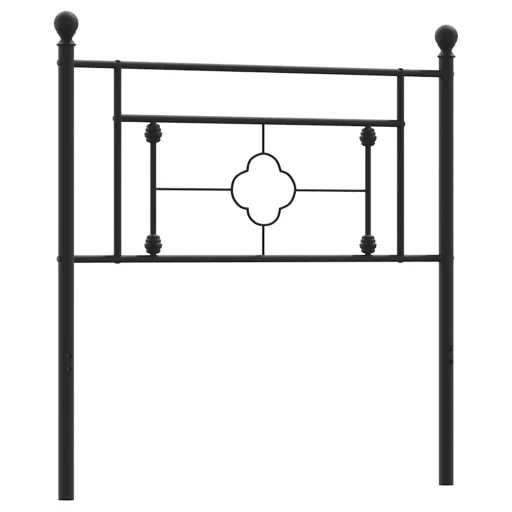 Fekete fém csere fejtámla 100 cm