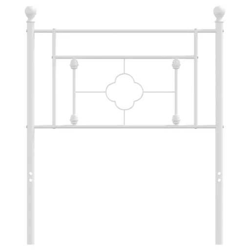 Fehér fém csere fejtámla 75 cm