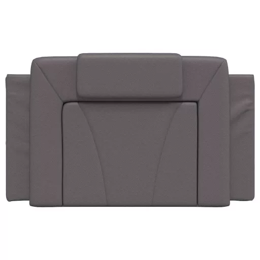 Szürke műbőr fejtámla párna Viana 90 cm