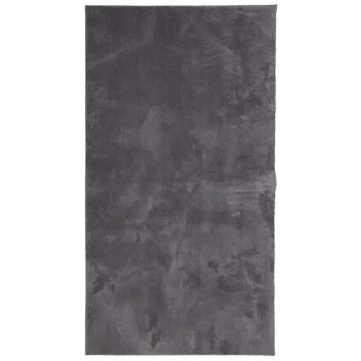 HUARTE antracit rövid szálú puha és mosható szőnyeg 60 x 110 cm