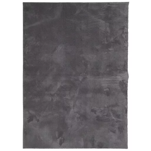 HUARTE antracit rövid szálú puha és mosható szőnyeg 240x340 cm