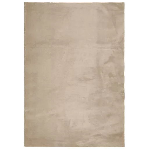 HUARTE homokszínű rövid szálú puha és mosható szőnyeg 160x230cm